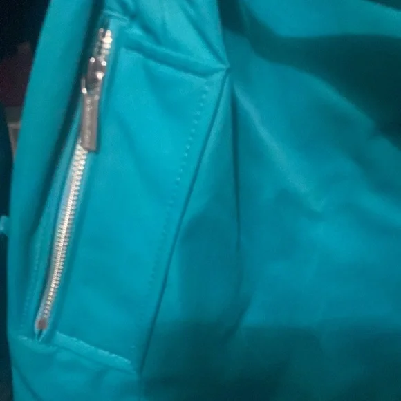 Michael Kors Turquoise Trench Coat - Picture 5 of 11